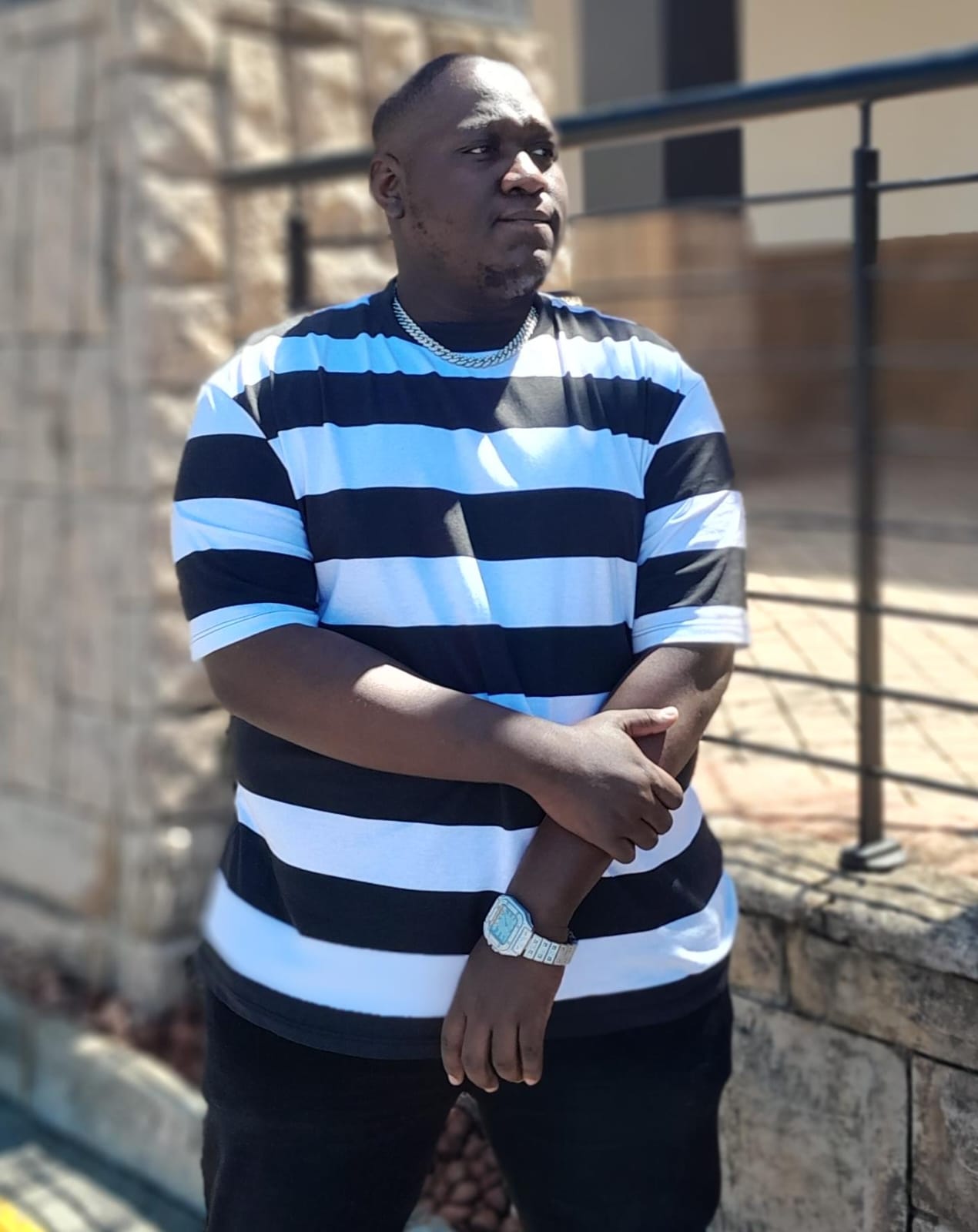 Portrait of Tshegofatso Kgokong, full-stack developer